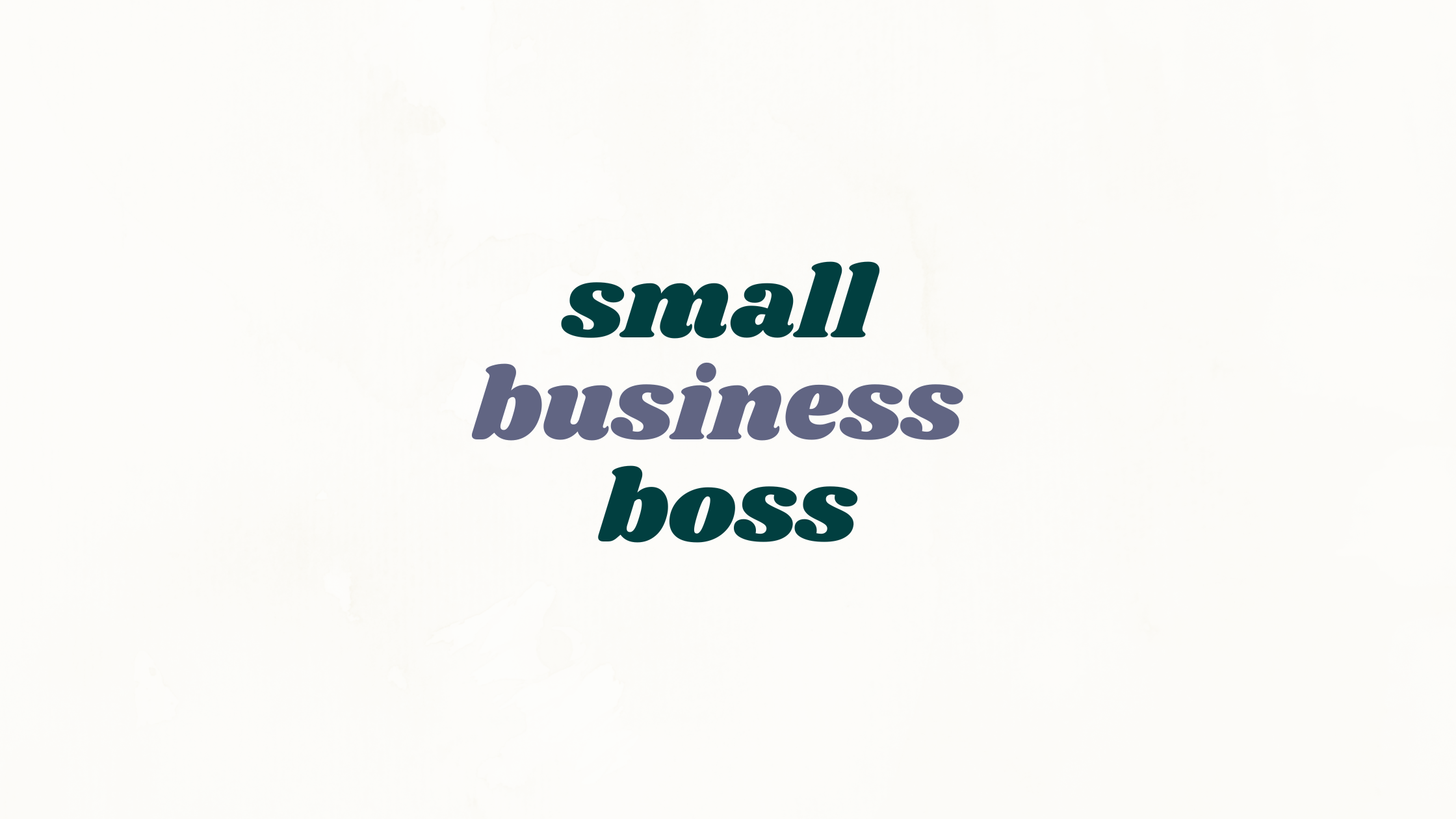An Introduction to the Small Business Boss Fund and the Woman Behind it