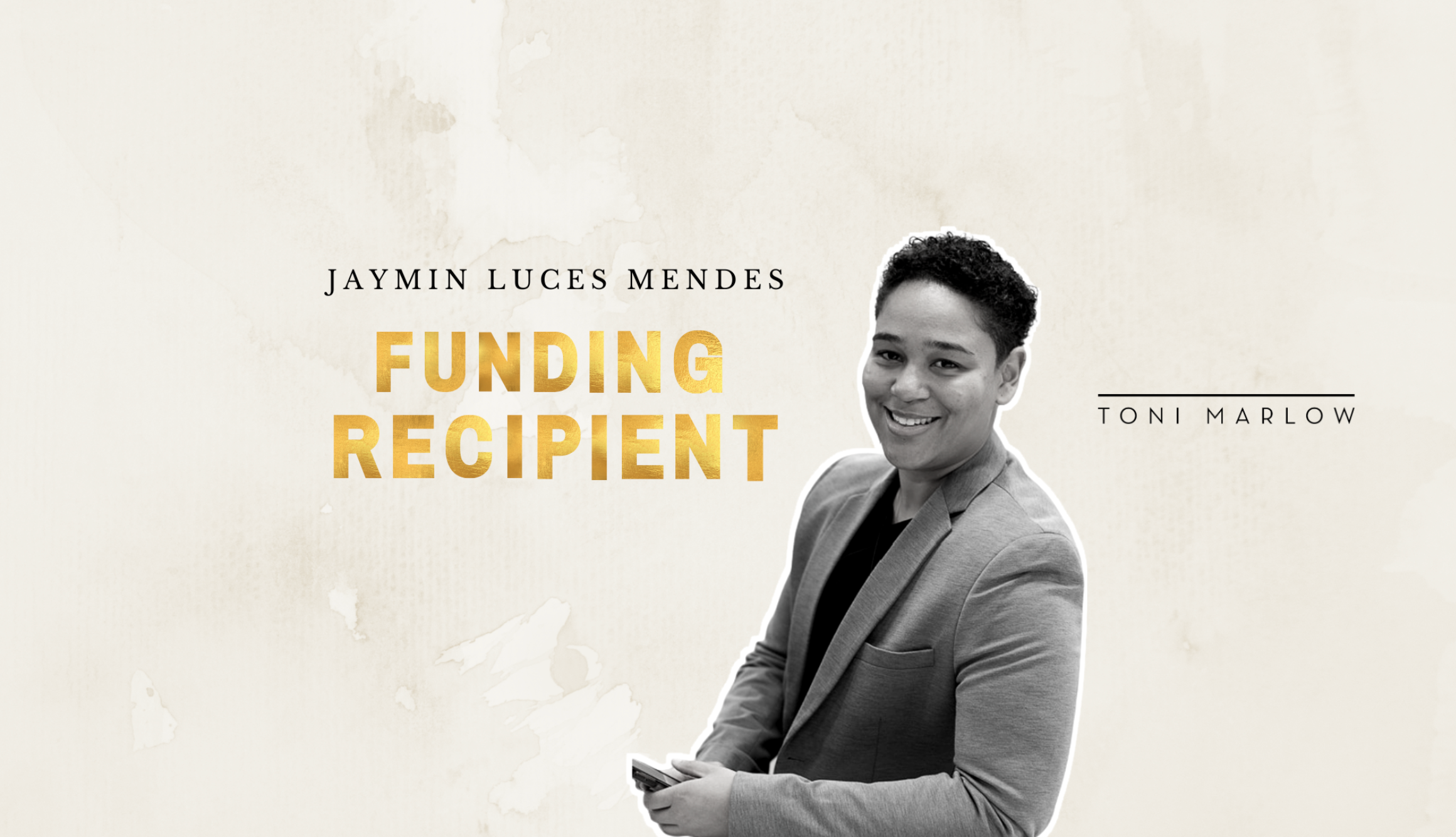 Meet Jaymin Luces-Mendes: Funding Recipient & Founder of Toni Marlow Clothing