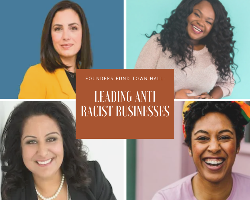 Founders Fund Townhall: Leading Anti-Racist Businesses